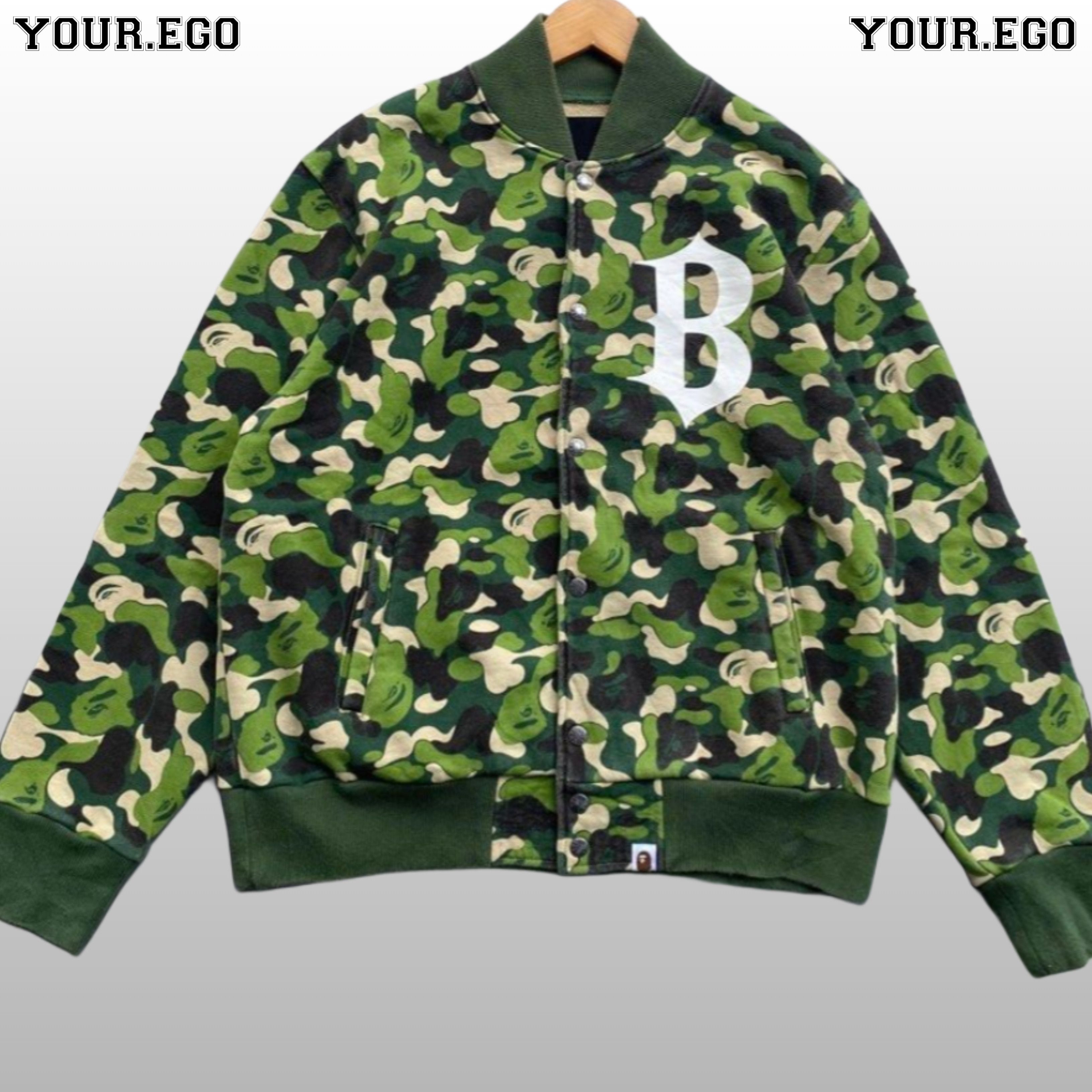 Bape Vintage Bape ABC Camo Sweat Varsity Jacket *Nigo Era Size US M / EU 48-50 / 2 - 1 Thumbnail