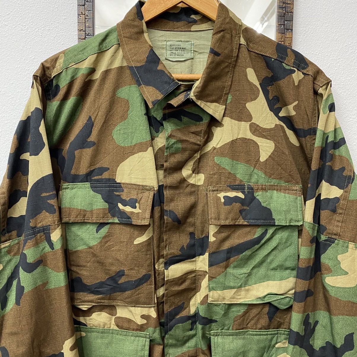 Vintage Deadstock Vintage 80s US Military Woodland Camouflage Jacket Size US M / EU 48-50 / 2 - 2 Thumbnail