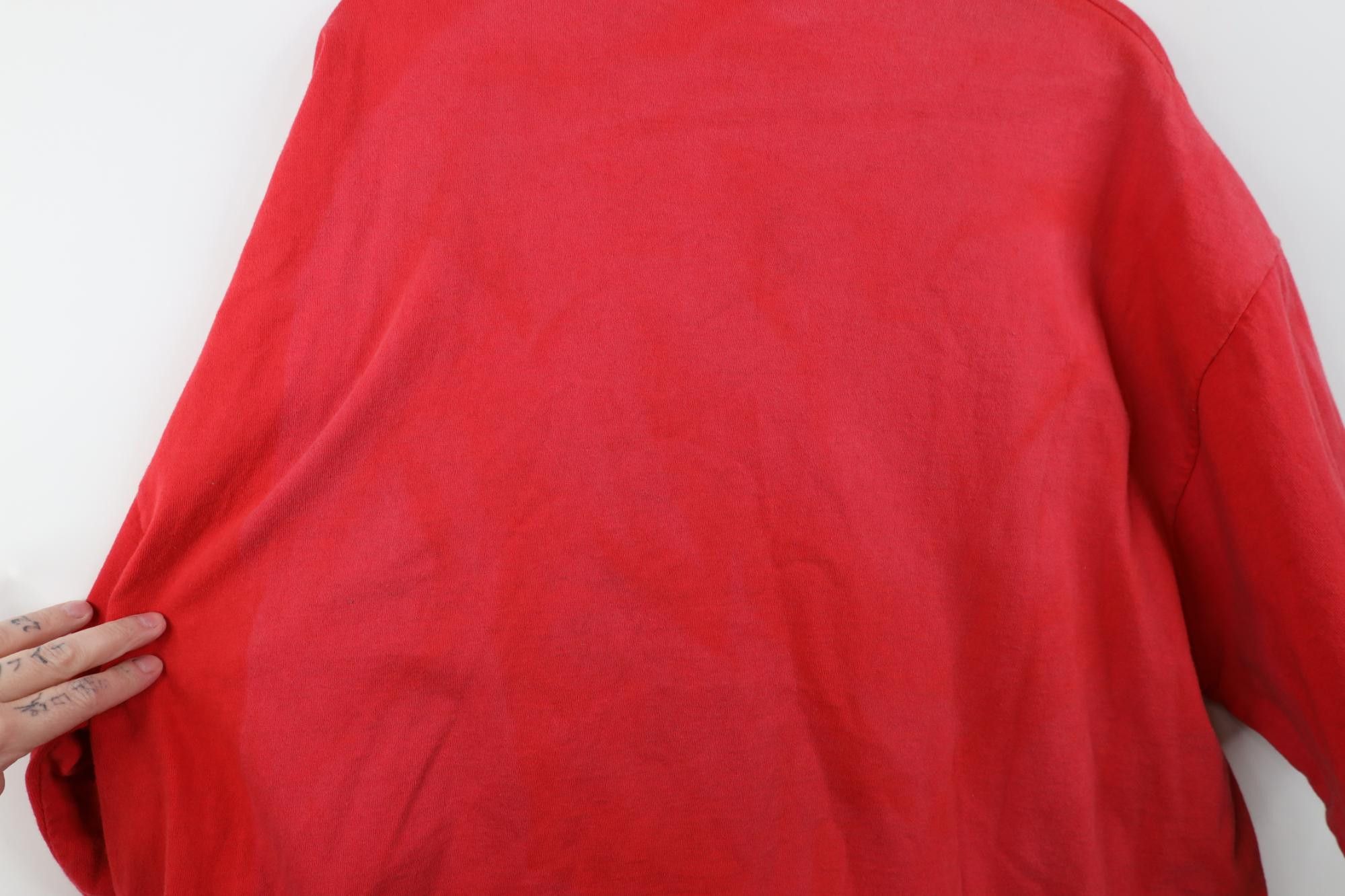 Vintage Vintage 90s Detroit Red Wings Hockey T-Shirt Cotton USA Size US XL / EU 56 / 4 - 11 Thumbnail