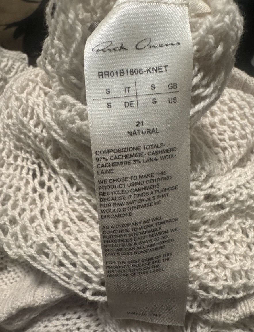 Rick owens loose banana sweater