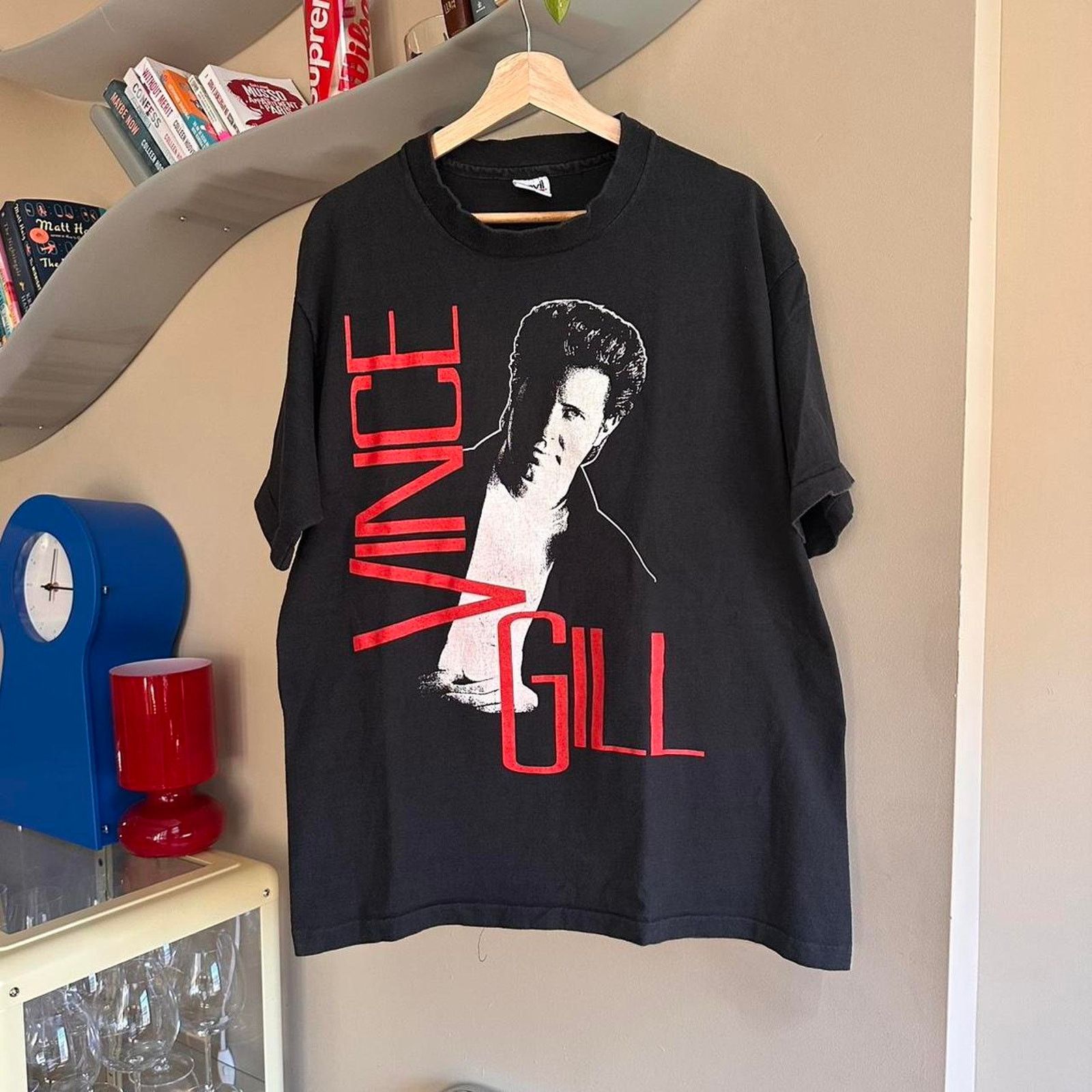 Band Tees × Vintage Vintage 1992 Vince Gill Shirt Size US XL / EU 56 / 4 - 1 Thumbnail