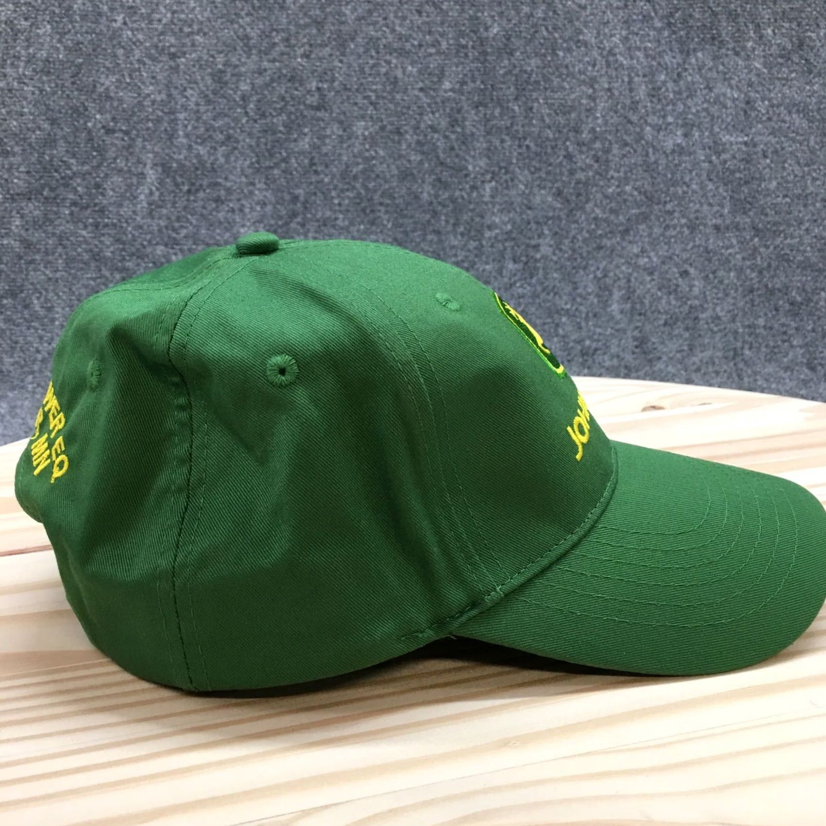 John Deere John Deere Hat Baseball OS Green Embroidered Logo Curved Brim Adjustable Mens Size ONE SIZE - 6 Thumbnail