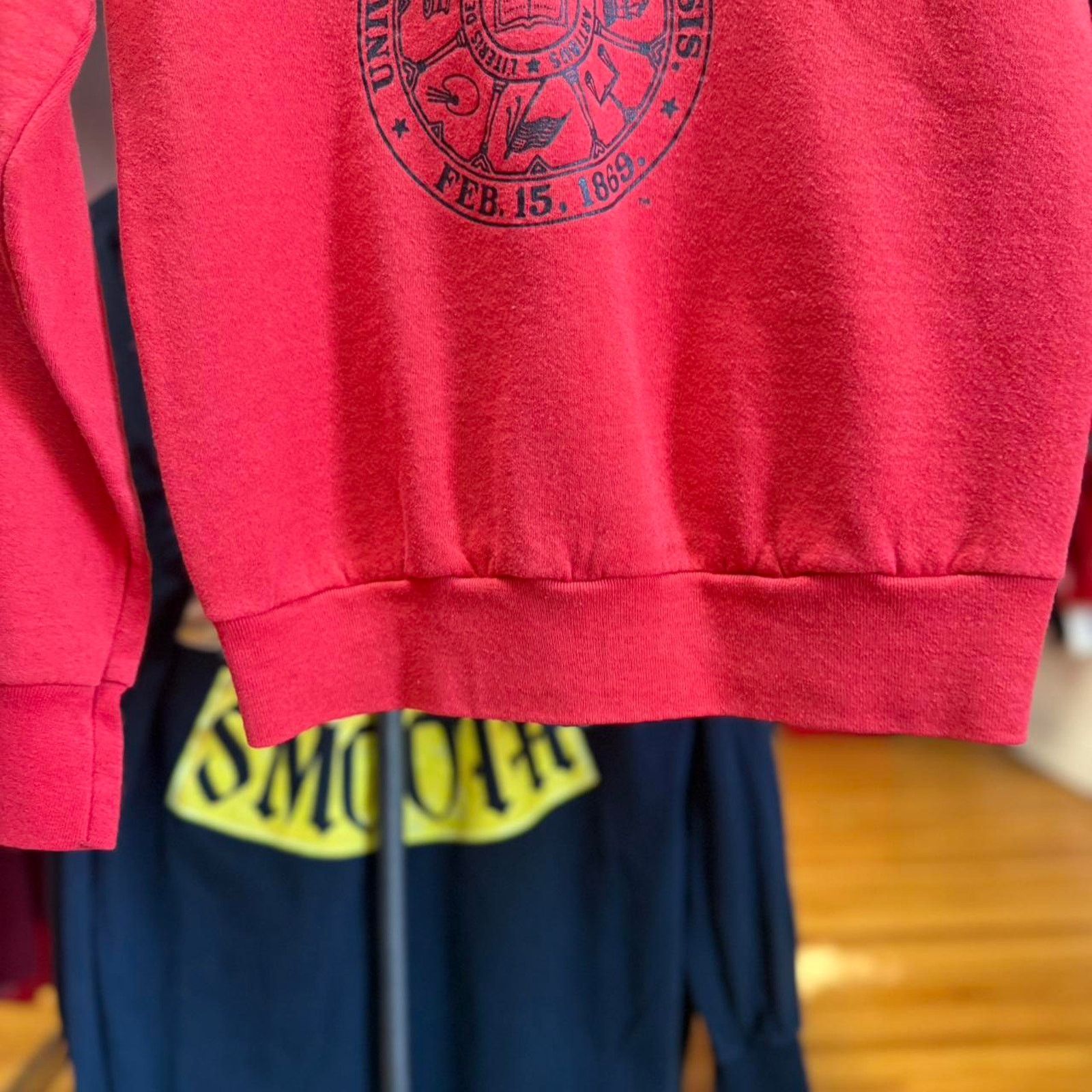 Vintage Vintage 90s Nebraska Huskers School Crest Crewneck Size US L / EU 52-54 / 3 - 4 Thumbnail