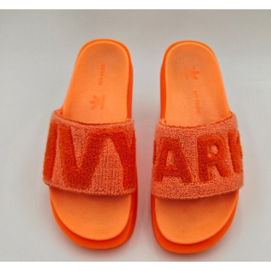 Ivy Park Adidas IVY Park Terry Slides Mens 7 Orange Beyonce Sandals Size US 7 / EU 40 - 1 Thumbnail