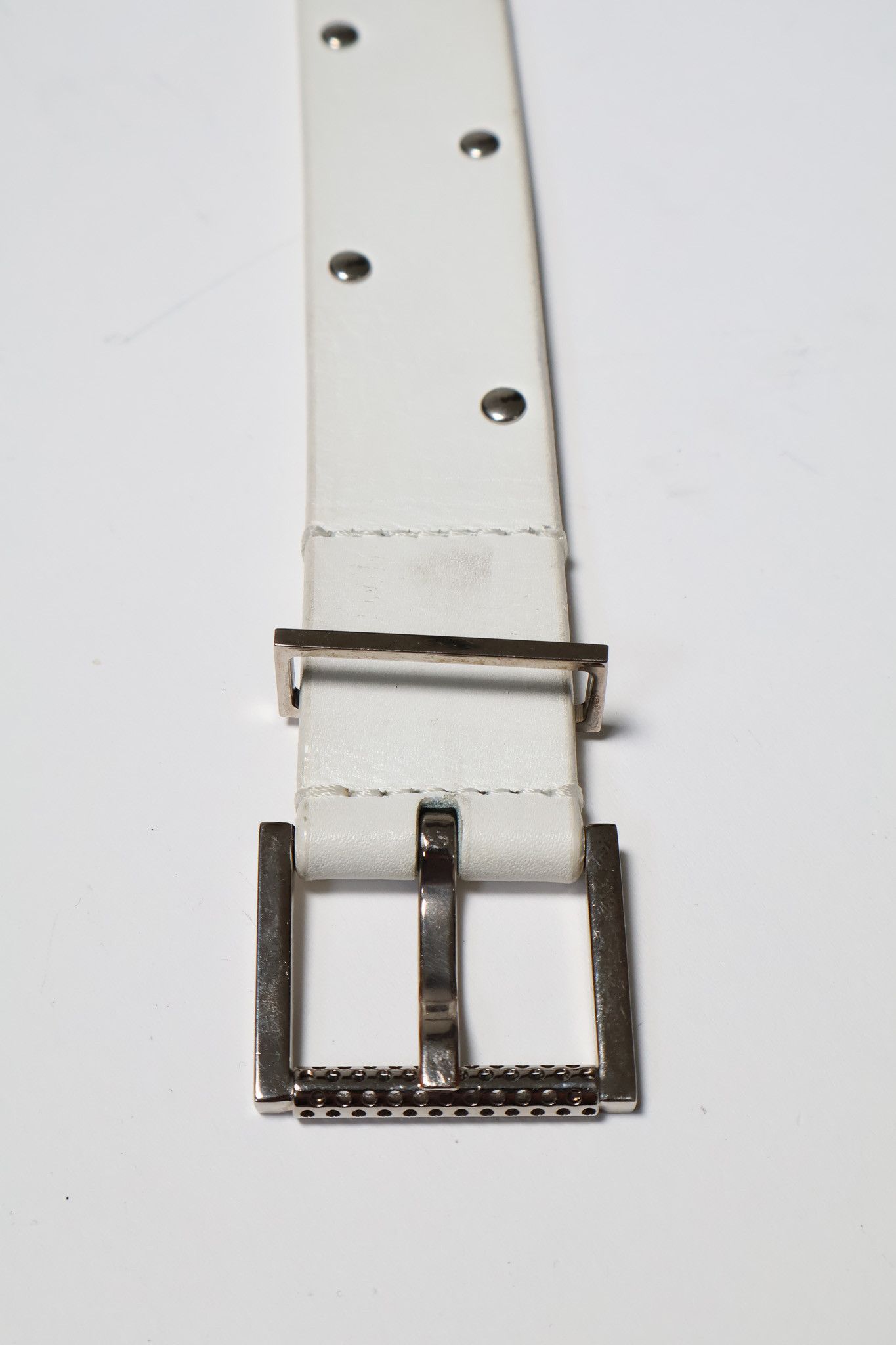 Dior Dior Homme SS04 Studded Strip Belt | Grailed