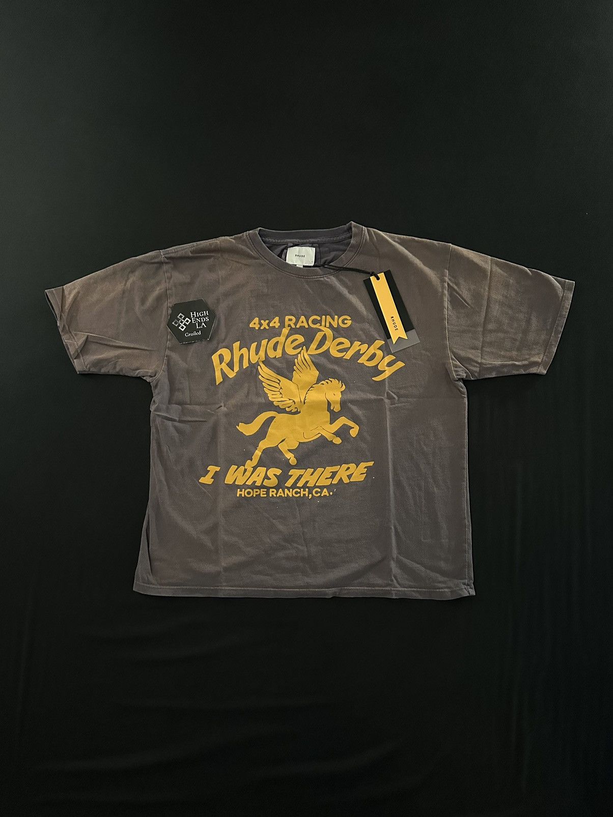 Rhude Rhude Derby Racing Tee Size US S / EU 44-46 / 1 - 1 Thumbnail
