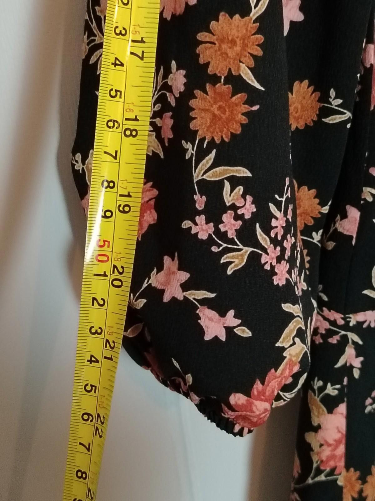 New Look New Look Floral Tiered Smock Mini Dress Size 8 - REPAIR Size S / US 4 / IT 40 - 8 Thumbnail