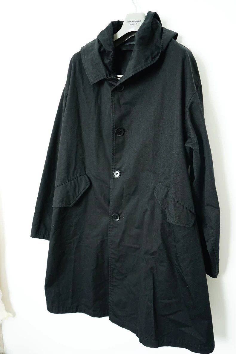 Yohji Yamamoto yohji yamamoto Hooded spring and autumn midi coat 2503-Next Size US M / EU 48-50 / 2 - 2 Thumbnail