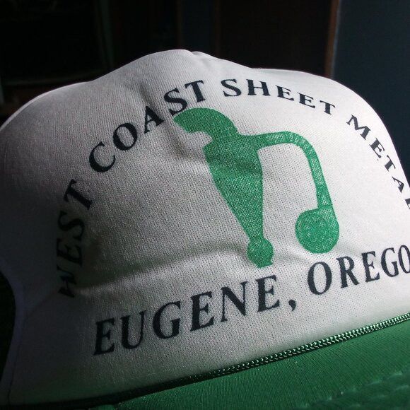 Other DS Vintage West Coast Sheet Metal Snap Trucker Hat Cap Size ONE SIZE - 2 Thumbnail