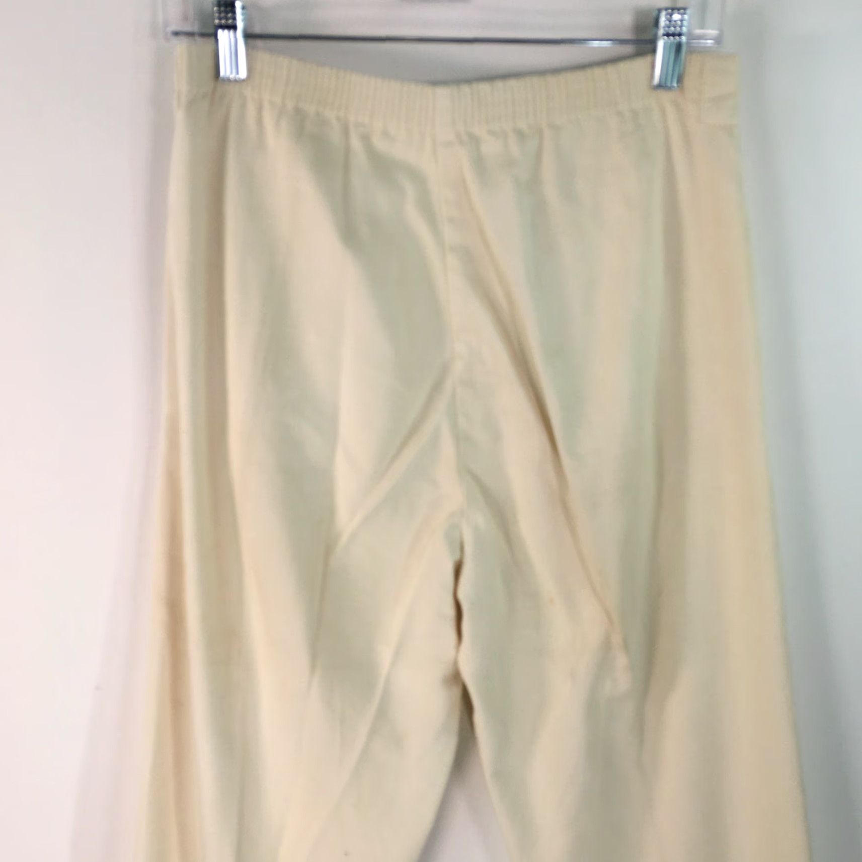 Vintage VINTAGE Casual Pleated Ivory Dress Pants Womens Size 30 High Rise Regular 29 Inseam Wool Acetate Size 30" / US 8 / IT 44 - 4 Thumbnail