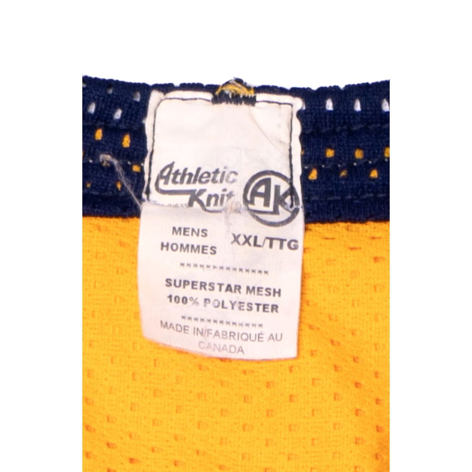 Vintage VINTAGE Athletic Knit T-Shirt XX-Large Gold Gongshow Hockey JT Pluckers Yellow Adults Unisex 90s Sports Shirt Mens Size US XXL / EU 58 / 5 - 4 Thumbnail