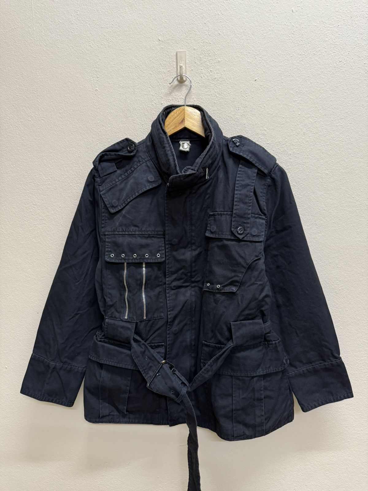 Japanese Brand × Vintage Nibariki Studio Ghibli Military Style Belted Jacket Size US S / EU 44-46 / 1 - 20 Thumbnail