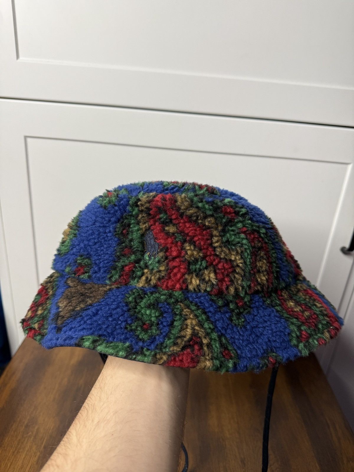 Polo Ralph Lauren Polo by Ralph Lauren paisley fleece bucket hat Size ONE SIZE - 8 Thumbnail