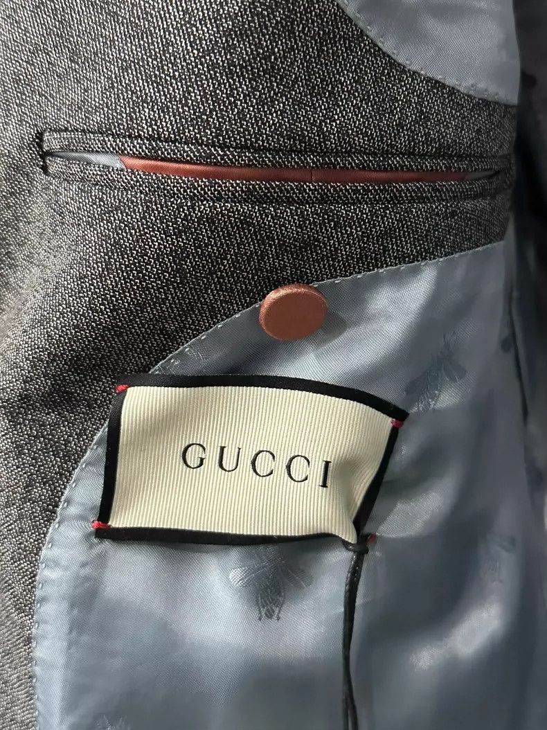 Gucci Gucci DoubleBreasted Suit Jacket Size 48-2505 Size US M / EU 48-50 / 2 - 6 Thumbnail
