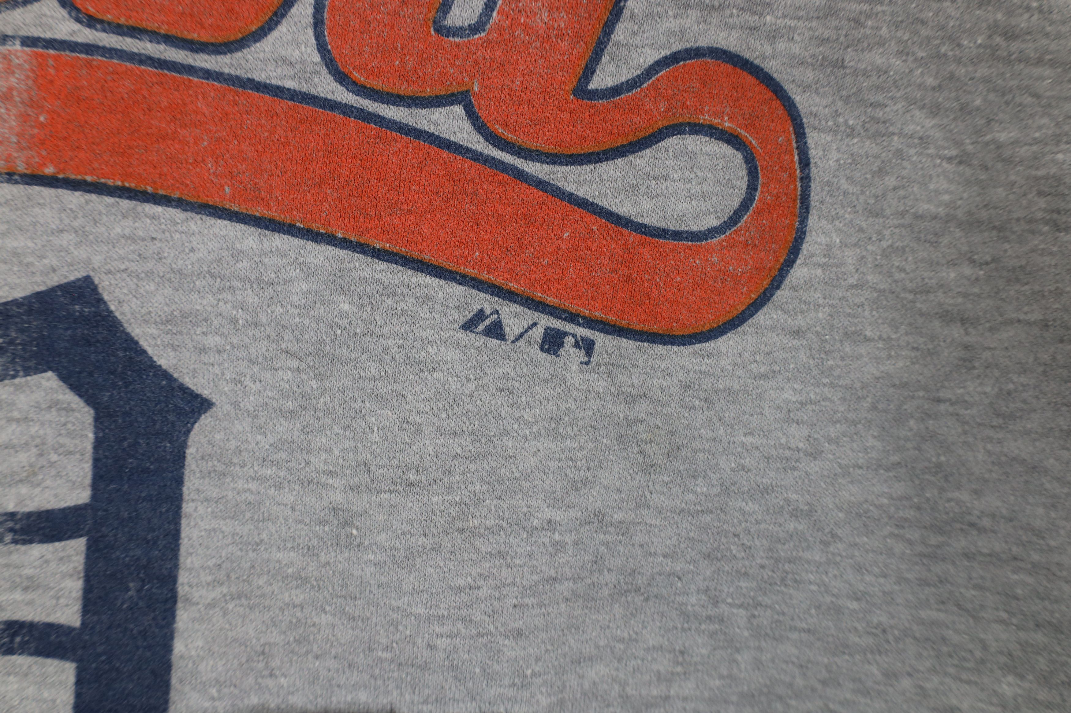 Majestic × Vintage Vintage Y2K Majestic Detroit Tigers Baseball Full Zip Hoodie Size US L / EU 52-54 / 3 - 7 Thumbnail