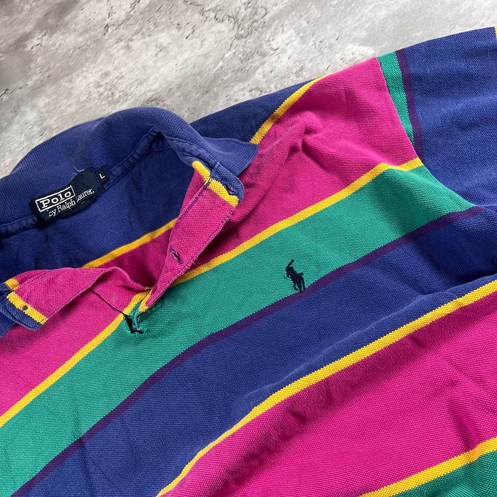Polo Ralph Lauren Y2K polo shirt Size US L / EU 52-54 / 3 - 3 Thumbnail