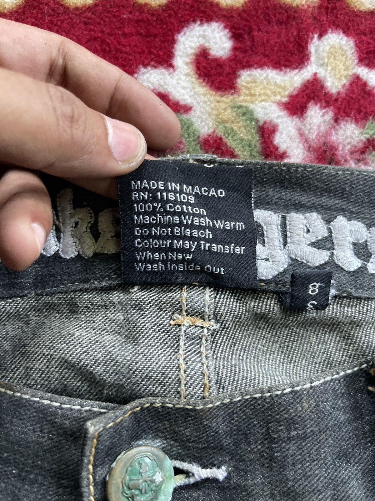 Vintage Vintage Inkslingers Baggy Faded Distressed Jeans Size US 38 / EU 54 - 5 Thumbnail
