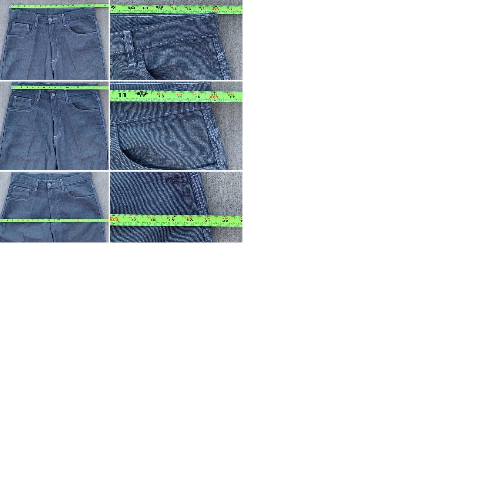 Vintage VINTAGE Garment Stage Jeans Skater Raver 90s JeAnS 30 32 1/2 in Waist Mens Denim Gray 5-Pocket 30 7/8” Inseam US Made Size US 30 / EU 46 - 9 Thumbnail