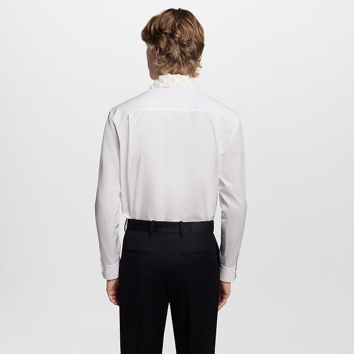 Louis Vuitton Embellished Collar Evening Shirt - 39 L Size 40S - 6 Thumbnail