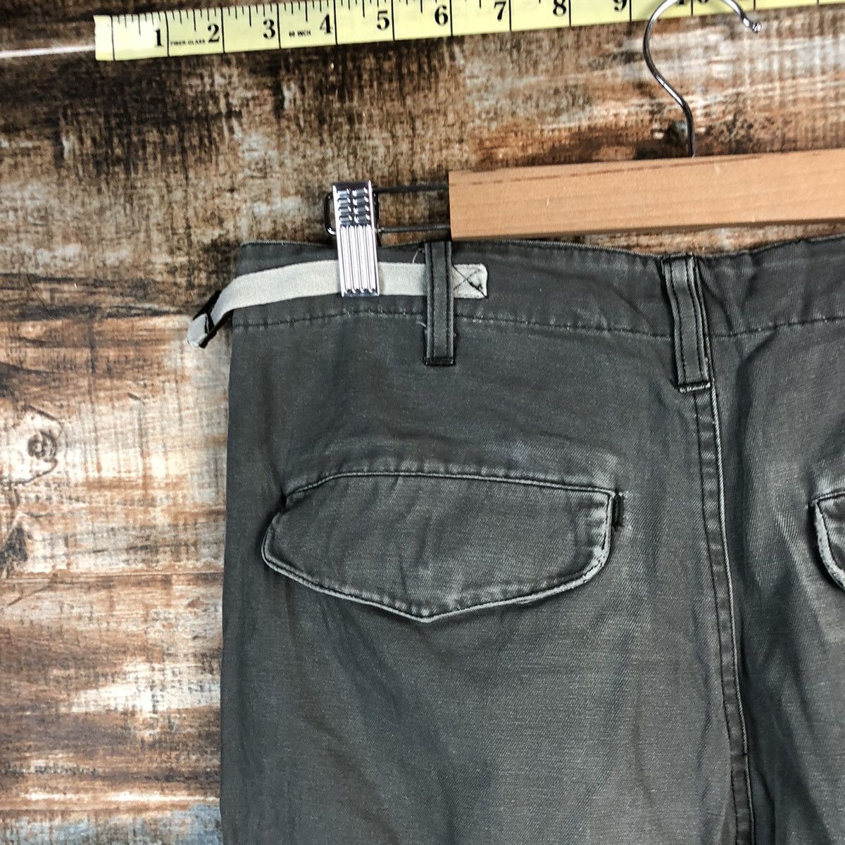 Japanese Brand DL Jungle Storm Green Cargo Multipocket Pants #C098 Size US 32 / EU 48 - 16 Thumbnail