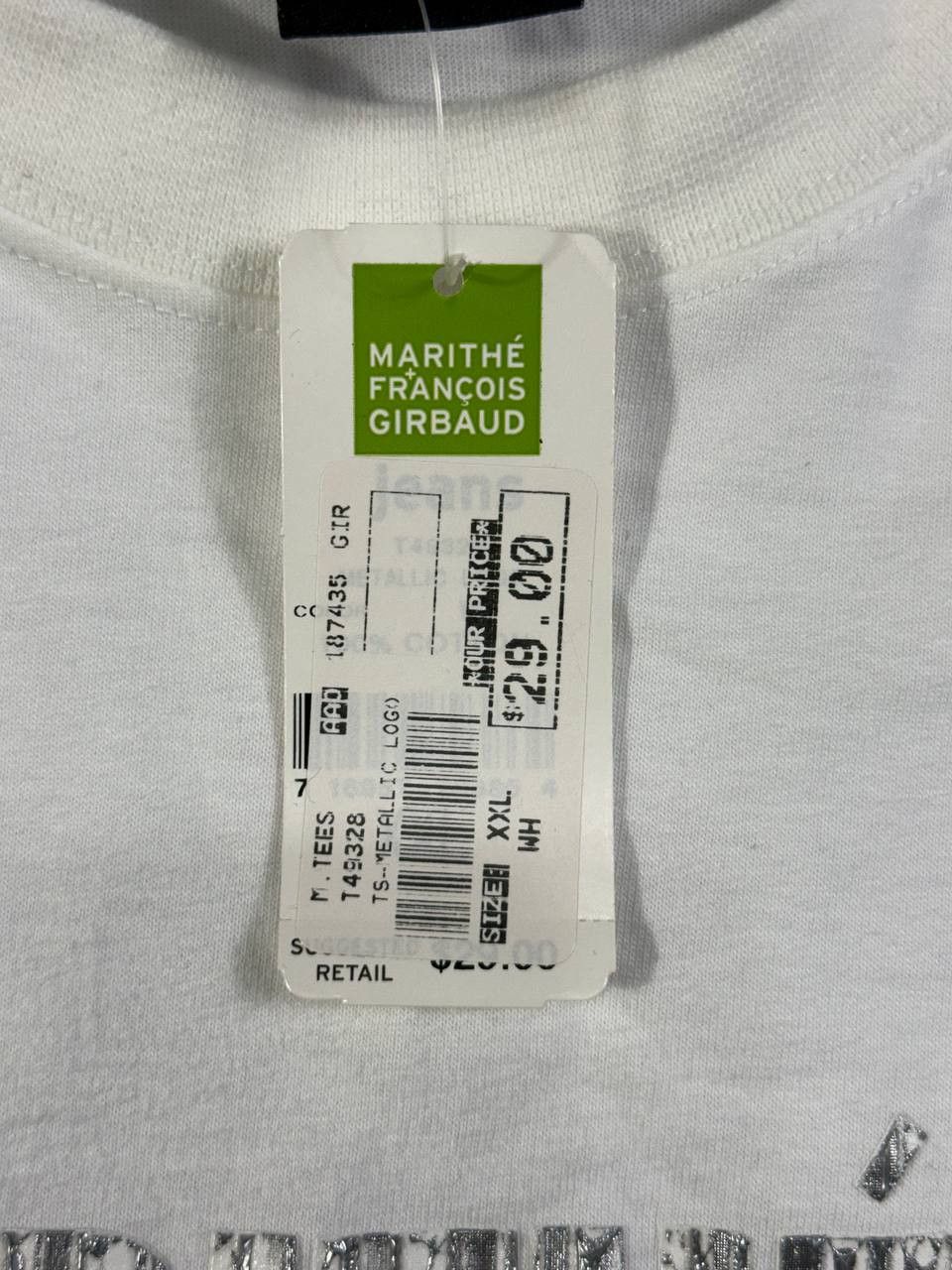 Marithe + Francois Girbaud Vintage Y2K Marithé François Girbaud Metallic Logo Hip Hop Size US XXL / EU 58 / 5 - 7 Thumbnail