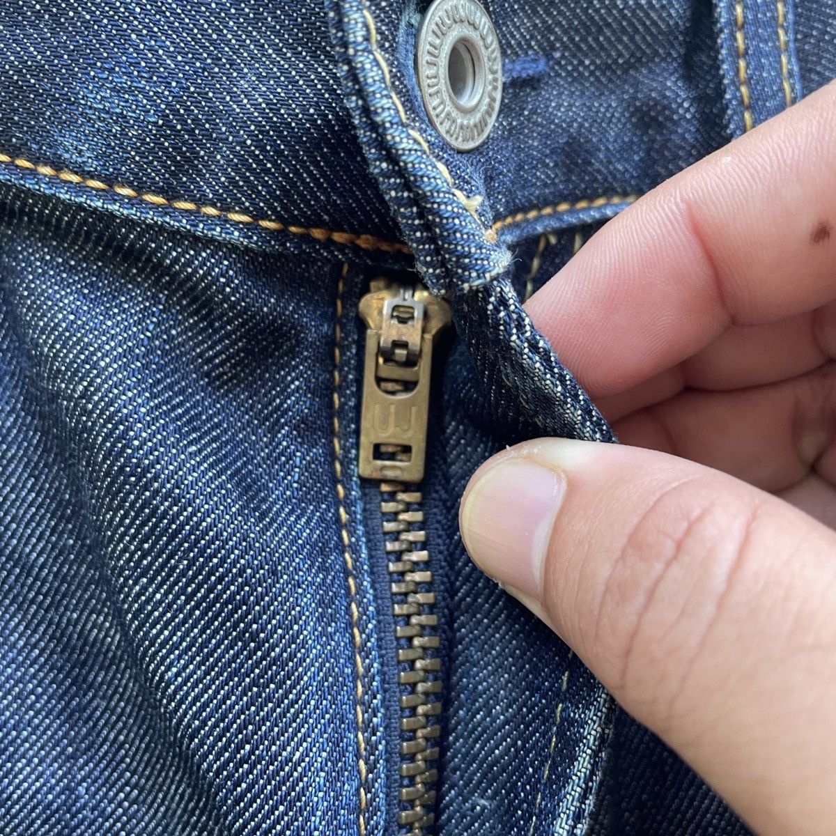 Japanese Brand W31x30.5💥 Vintage Japanese Dark Blue Denim Jeans Pants Size US 31 - 7 Thumbnail