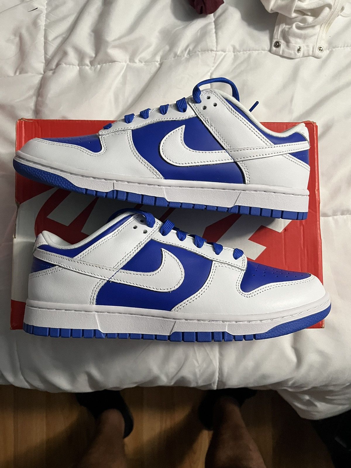 image of Nike Dunk Low ‘Racer Blue’ Ds Size 9.5 Shoes, Men's