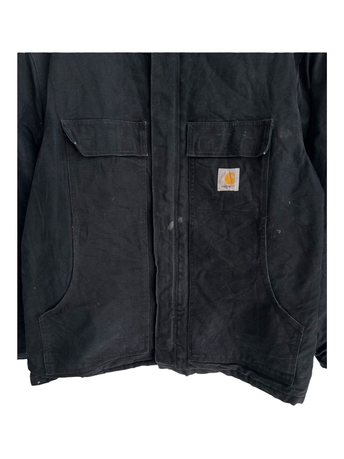 Carhartt × Carhartt Wip × Vintage Vintage Carhartt BLK Chore Artic Detroit Jacket Quilted Line Size US XL / EU 56 / 4 - 7 Thumbnail