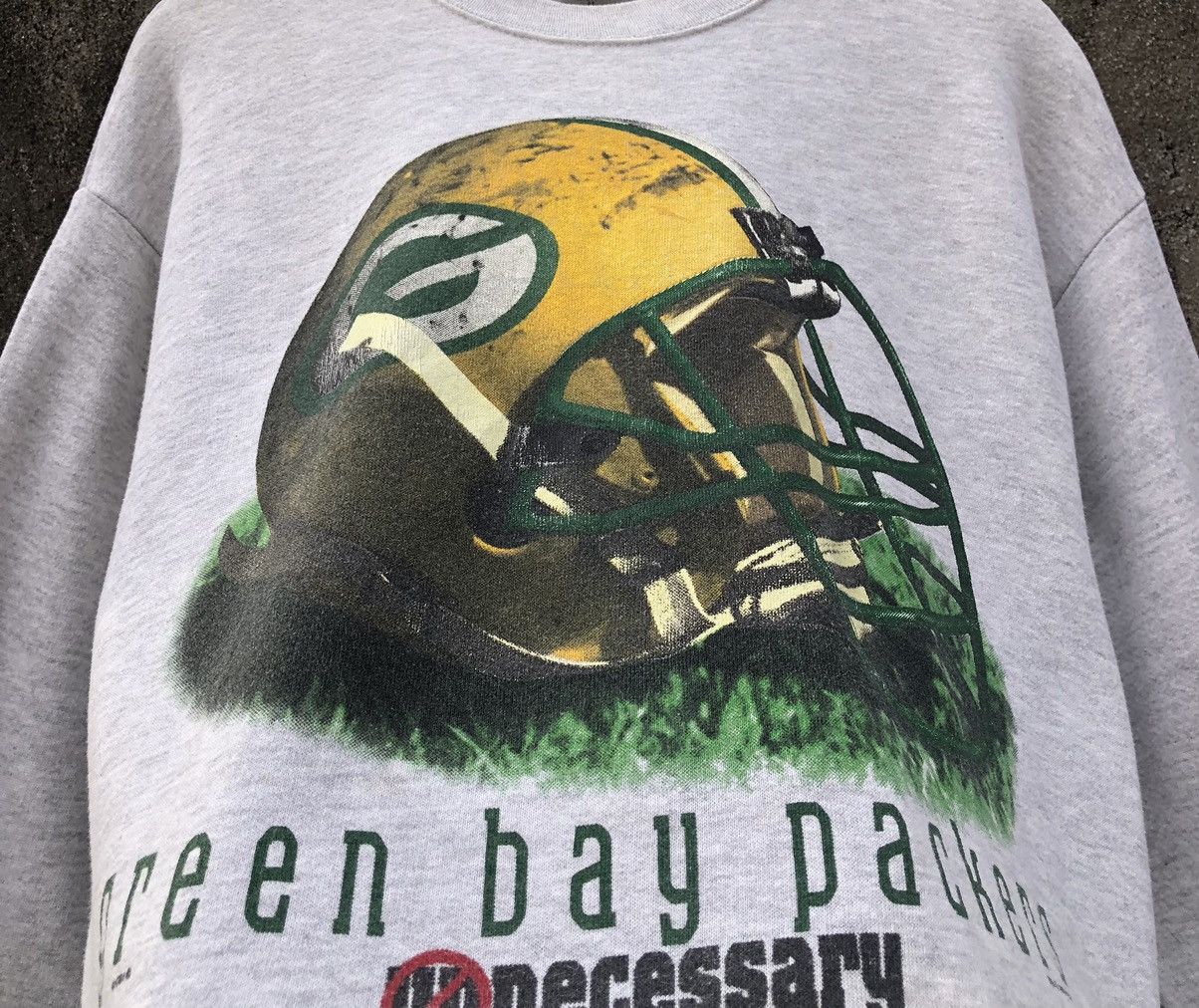 Vintage Vintage Lee Green Bay Packers Grey Sweatshirt 1997 USA 🇺🇸 Size US M / EU 48-50 / 2 - 2 Thumbnail