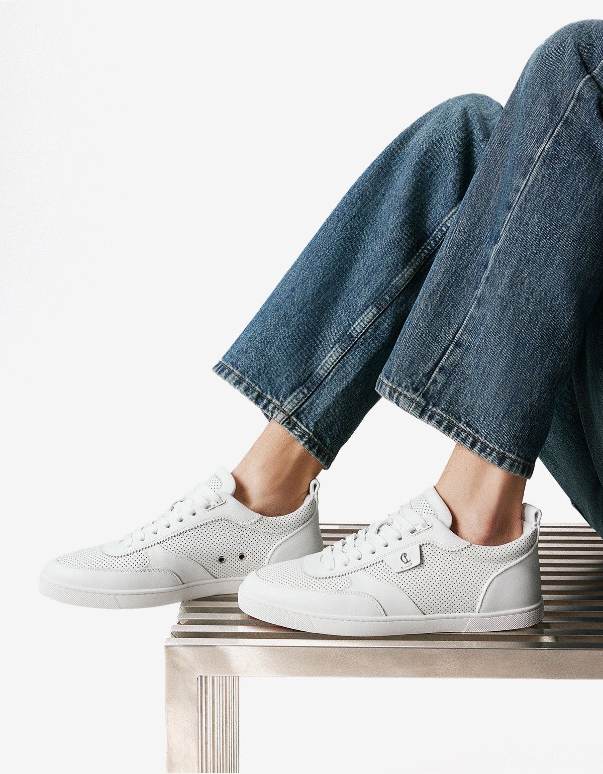 Christian Louboutin Christian Louboutin Tutti Rui White Trainers Size US 11 / EU 44 - 2 Thumbnail