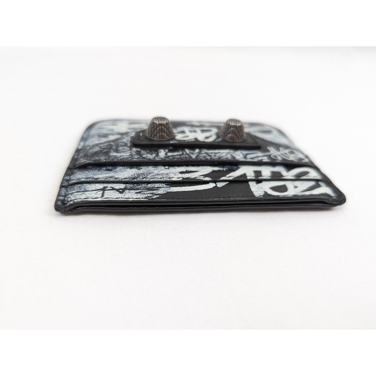 Balenciaga o1rshd1 Q:3 / Size:OS/Arena Lamb Graffiti Cagole Card Holder Size ONE SIZE - 6 Thumbnail