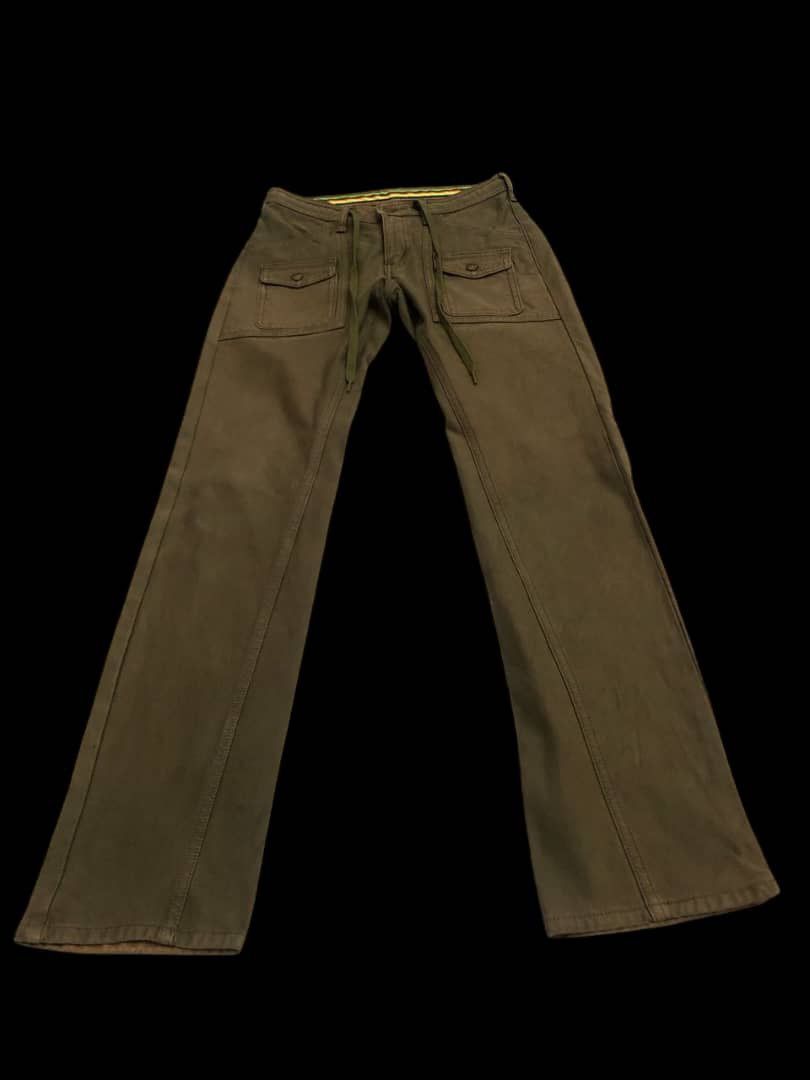 Lee × Vintage Vintage Lee Sun Faded Green Denim Pants Size US 28 / EU 44 - 3 Thumbnail