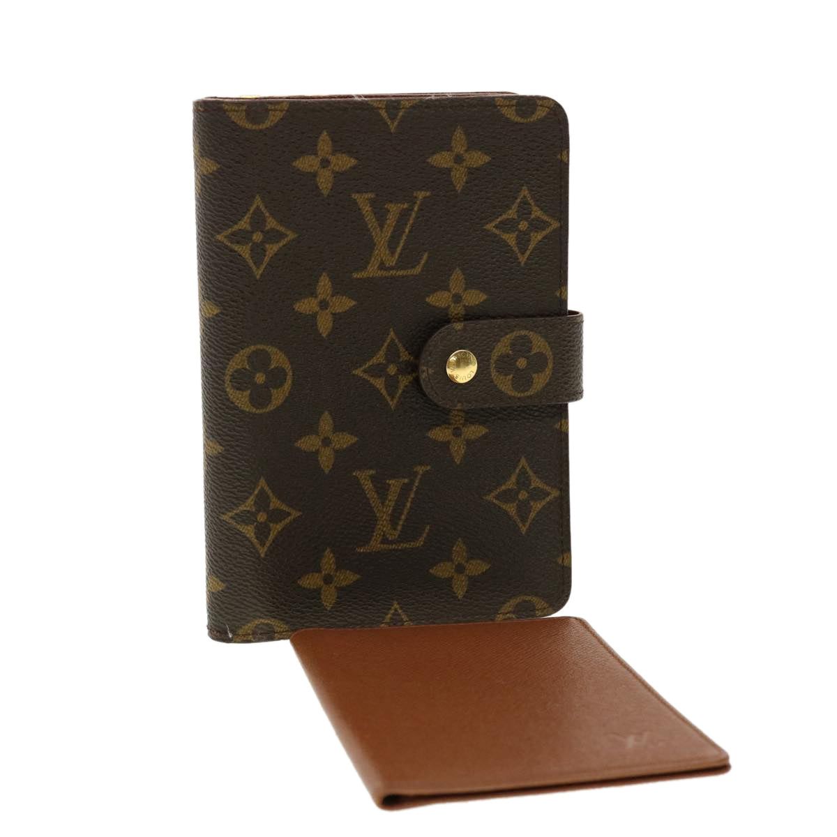 image of Louis Vuitton Monogram Porte Papier Zip Wallet M61207 Lv Auth 40786 in Black, Women's