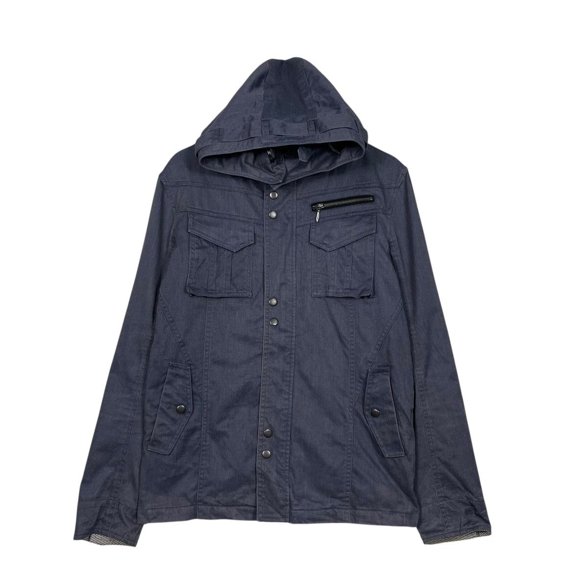 Michel Klein Michel Klein Hooded Multipocket Jacket Size US M / EU 48-50 / 2 - 1 Thumbnail