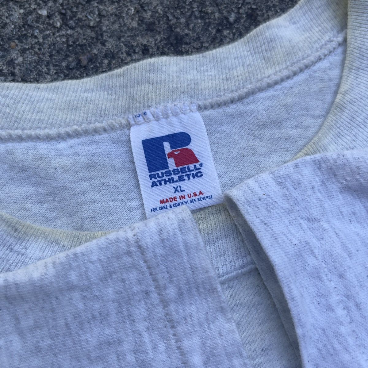 Russell Athletic × Vintage Vtg 90s RUSSELL ATHLETIC PENN CHARTER Single Stitch Shirt Size US XL / EU 56 / 4 - 6 Thumbnail