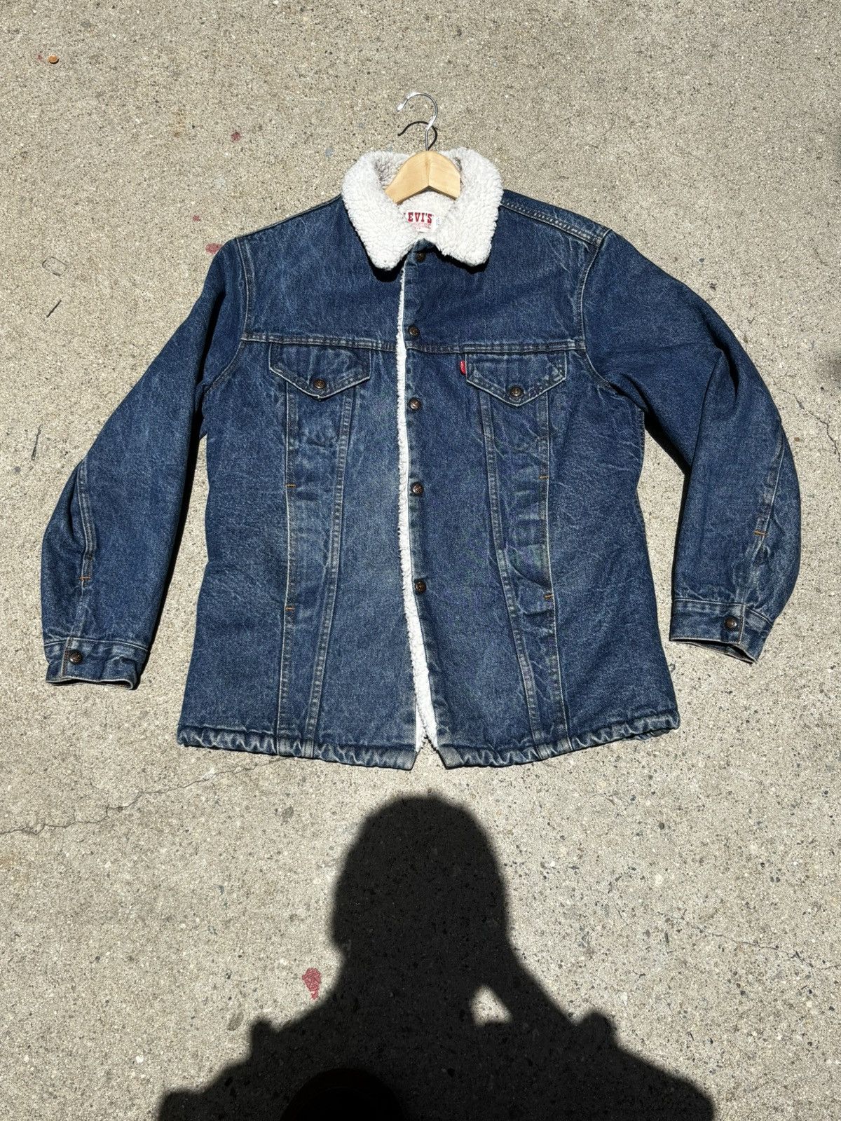 Levi's Levis 70/80s vintage sherpa lined denim jacket Size US L / EU 52-54 / 3 - 4 Thumbnail