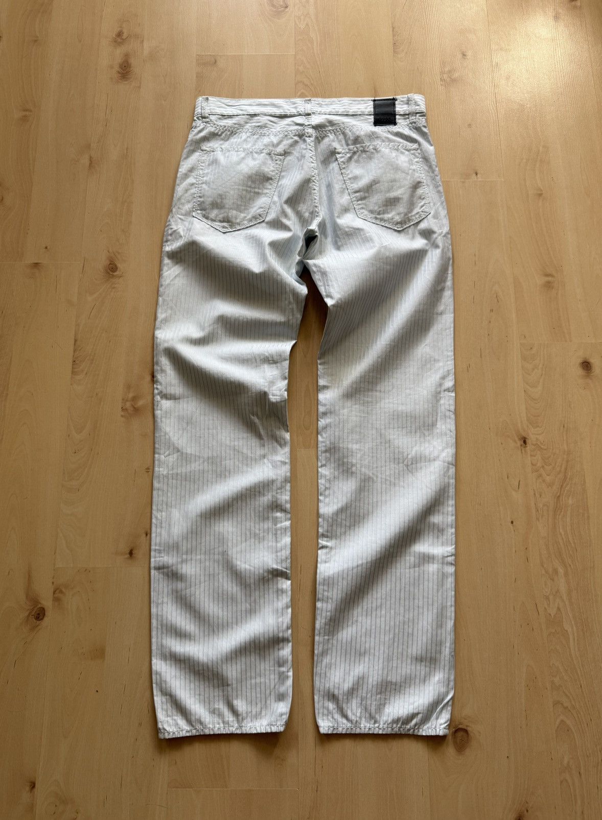 Hugo Boss Hugo Boss Vintage striped chino trousers pants retro y2k Size US 33 - 2 Thumbnail