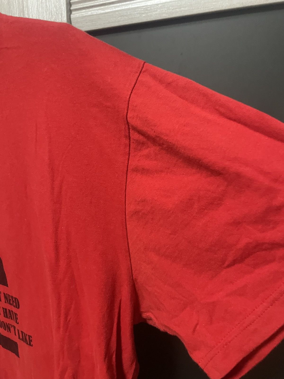 Vintage Vintage 00s Fight Club Graphic Tee Red Movie Quote XL Size US XL / EU 56 / 4 - 2 Thumbnail