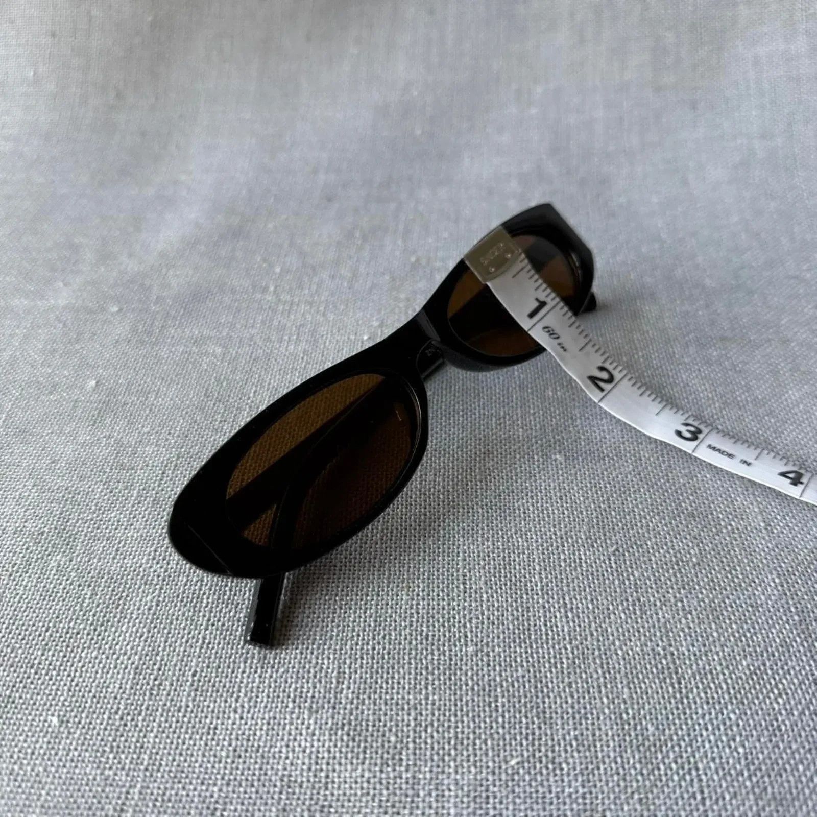 Other Skinny thin black frame sunglasses MENS2 Size ONE SIZE - 3 Thumbnail