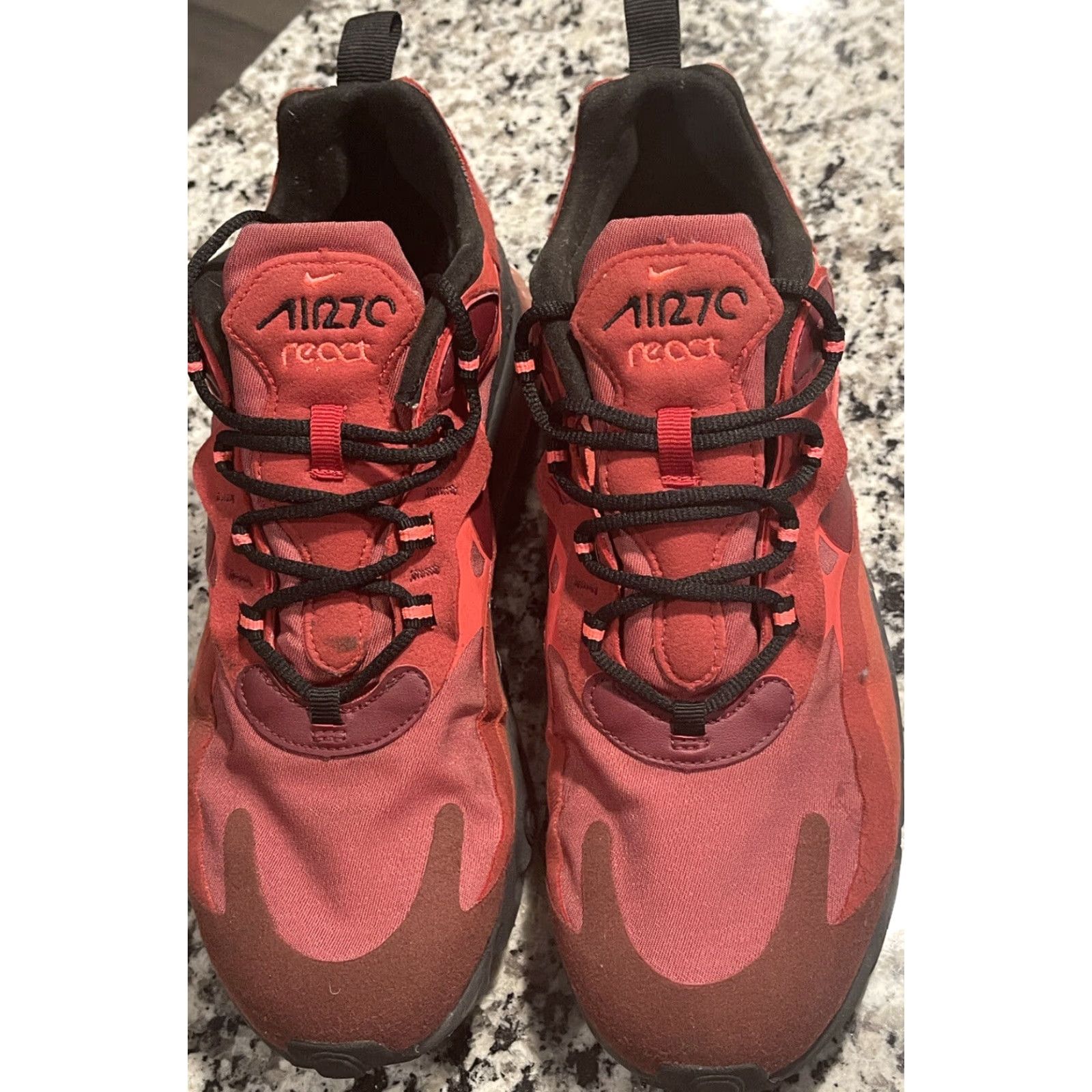 Nike Nike Air Max 270 React Sneaker Men Red 9 US University Red 2020 CI3866-600 Size US 9 / EU 42 - 2 Thumbnail