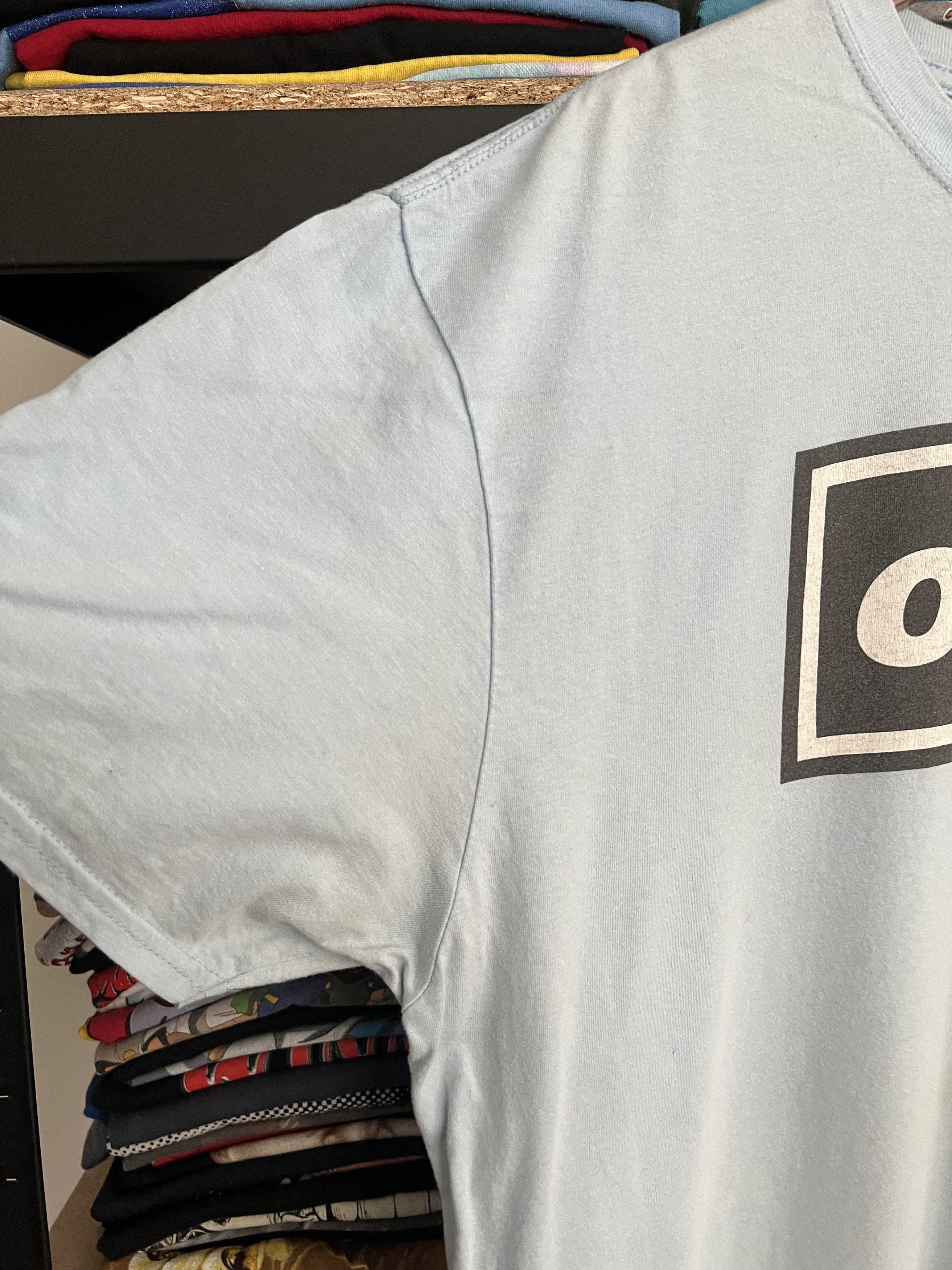 Band Tees Vintage 2021 Oasis Britpop Blue T-shirt Size US XL / EU 56 / 4 - 14 Thumbnail