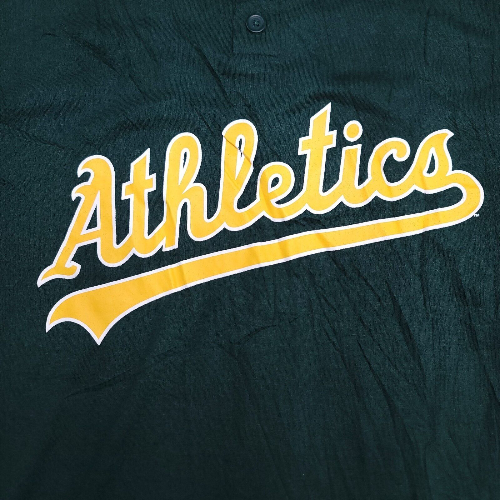 Majestic Majestic Athletics Casual Graphic Shirt Mens Size 2XL Green Size US XXL / EU 58 / 5 - 3 Thumbnail