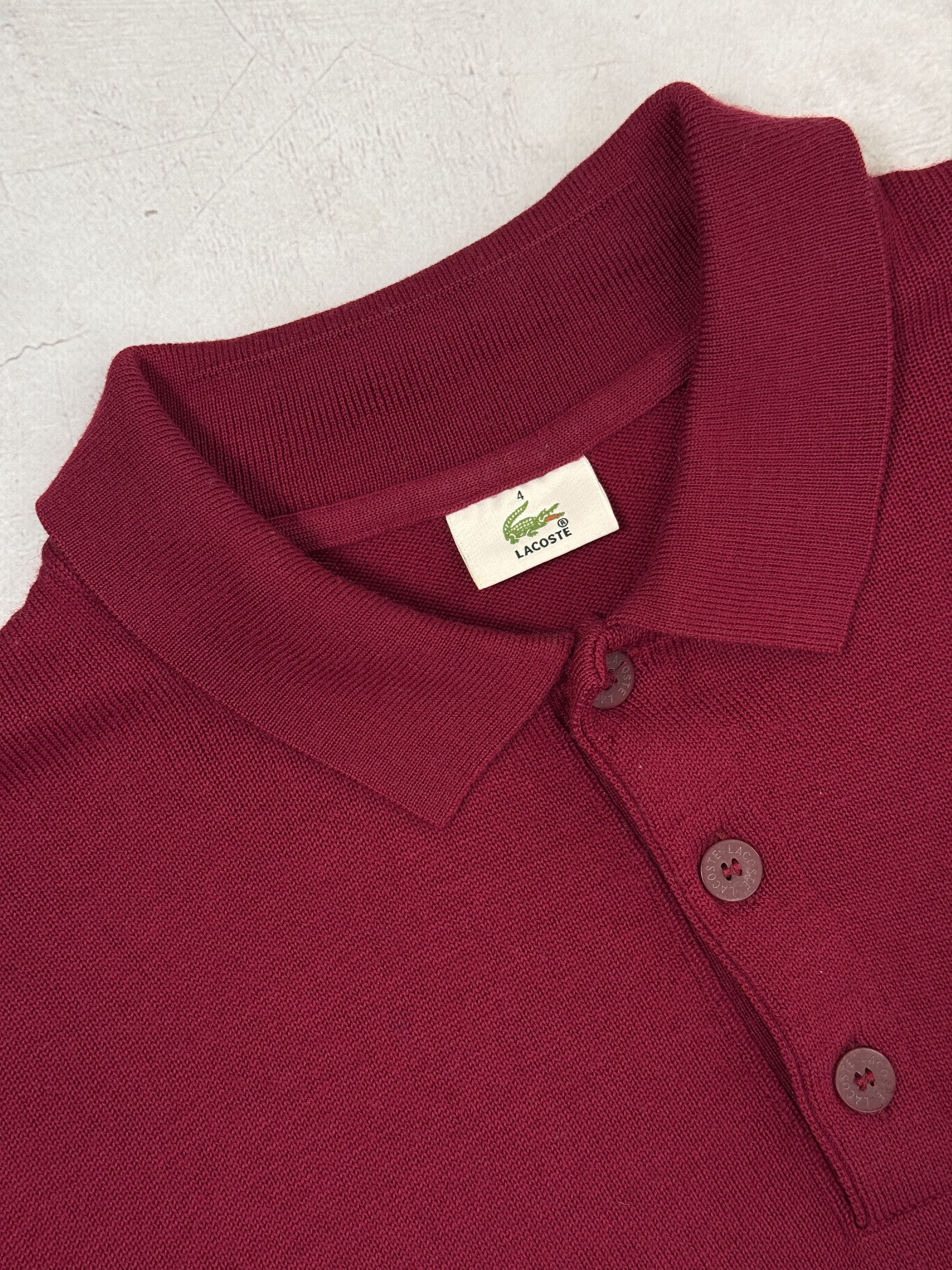 Lacoste Vintage Lacoste Sweater Pullover Jumper Wool Size US M / EU 48-50 / 2 - 6 Thumbnail