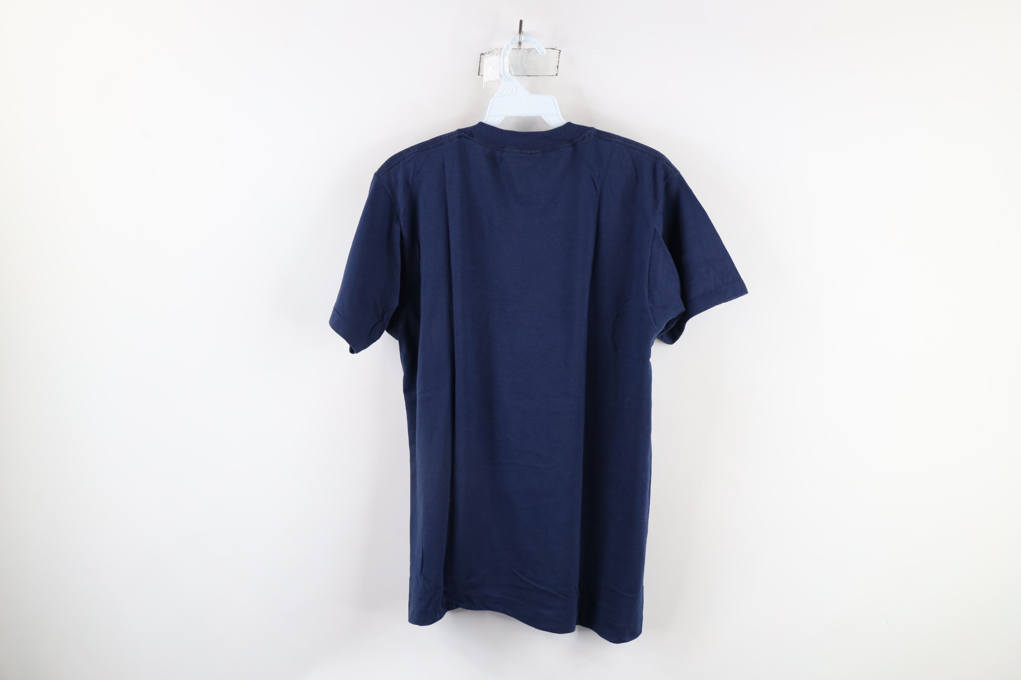 Vintage NOS Vintage 80s Local 20 Teamsters Union T-Shirt Blue USA Size US L / EU 52-54 / 3 - 6 Thumbnail