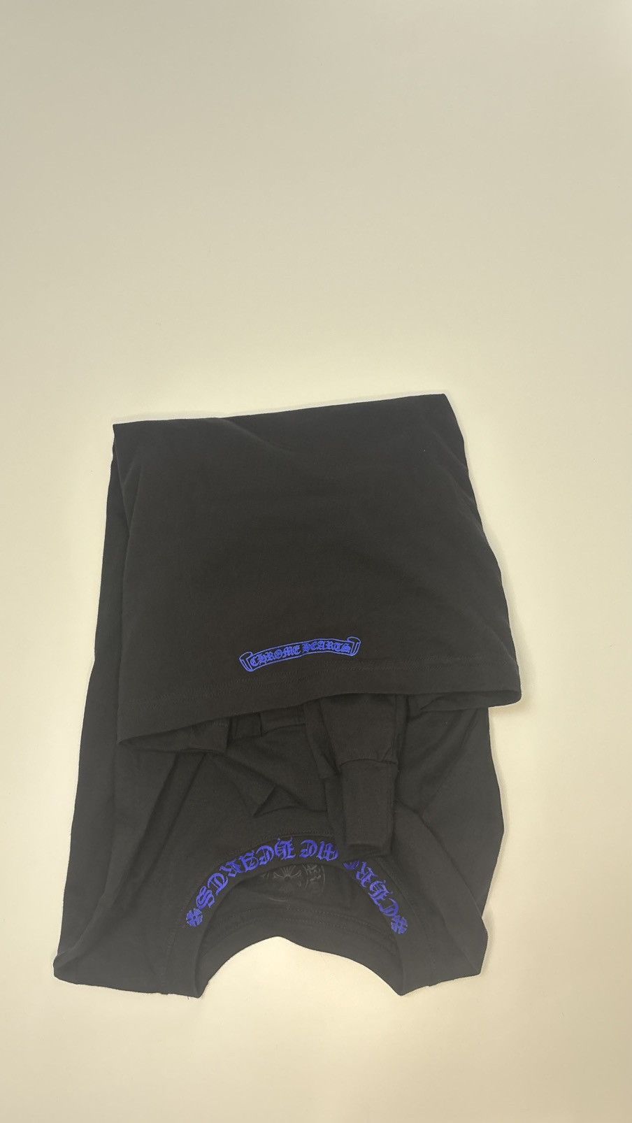 Chrome Hearts Chrome Hearts Long Sleeve Black Blue Script Size L Size US L / EU 52-54 / 3 - 3 Thumbnail