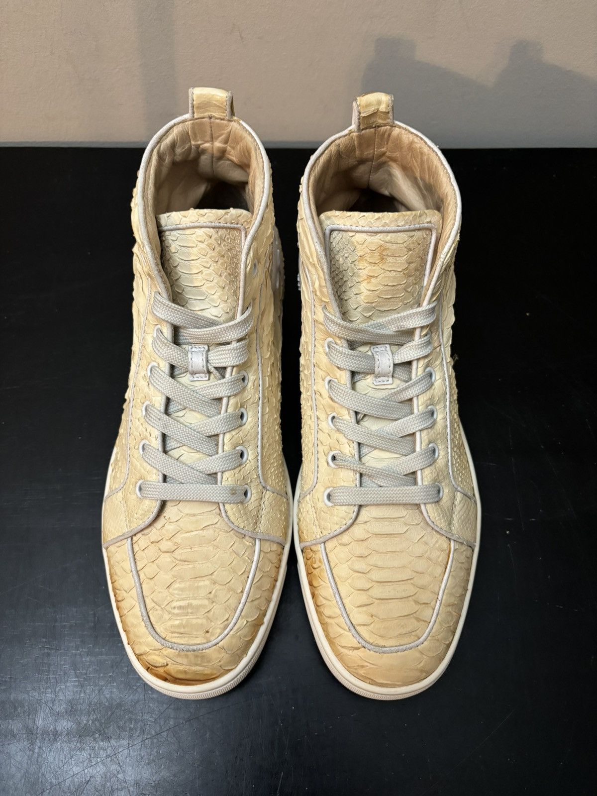Christian Louboutin Christian Louboutin Red Bottom Louis Orlato Snakeskin Python Size US 8.5 / EU 41-42 - 2 Thumbnail
