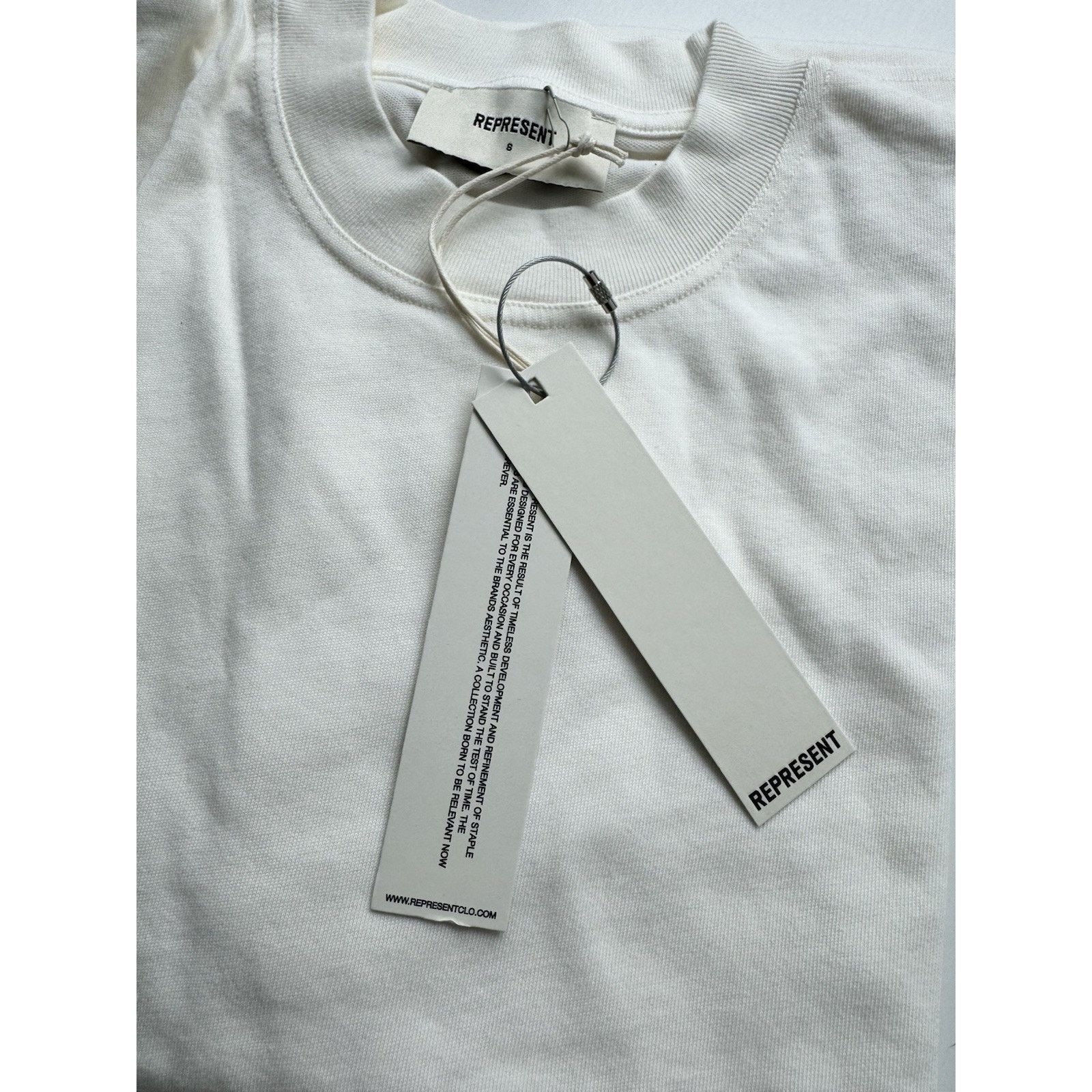 Represent Clo. Represent Flat White Blank T Shirt Oversized Small Size US S / EU 44-46 / 1 - 1 Thumbnail