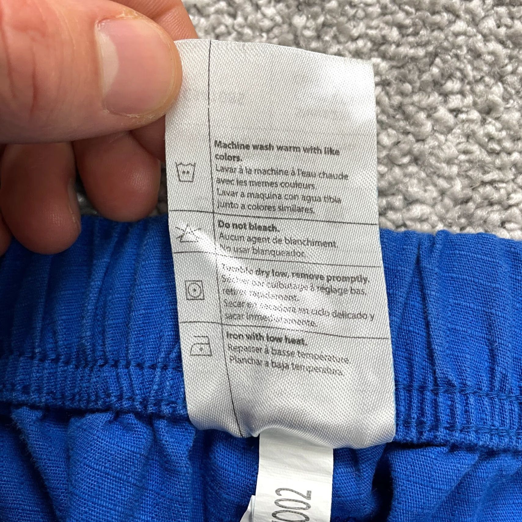 Carhartt Carhartt Pants Mens 2XL Royal Blue Straight Leg Elastic Waist 43x27 Scrub Casual Size US 39 - 6 Thumbnail