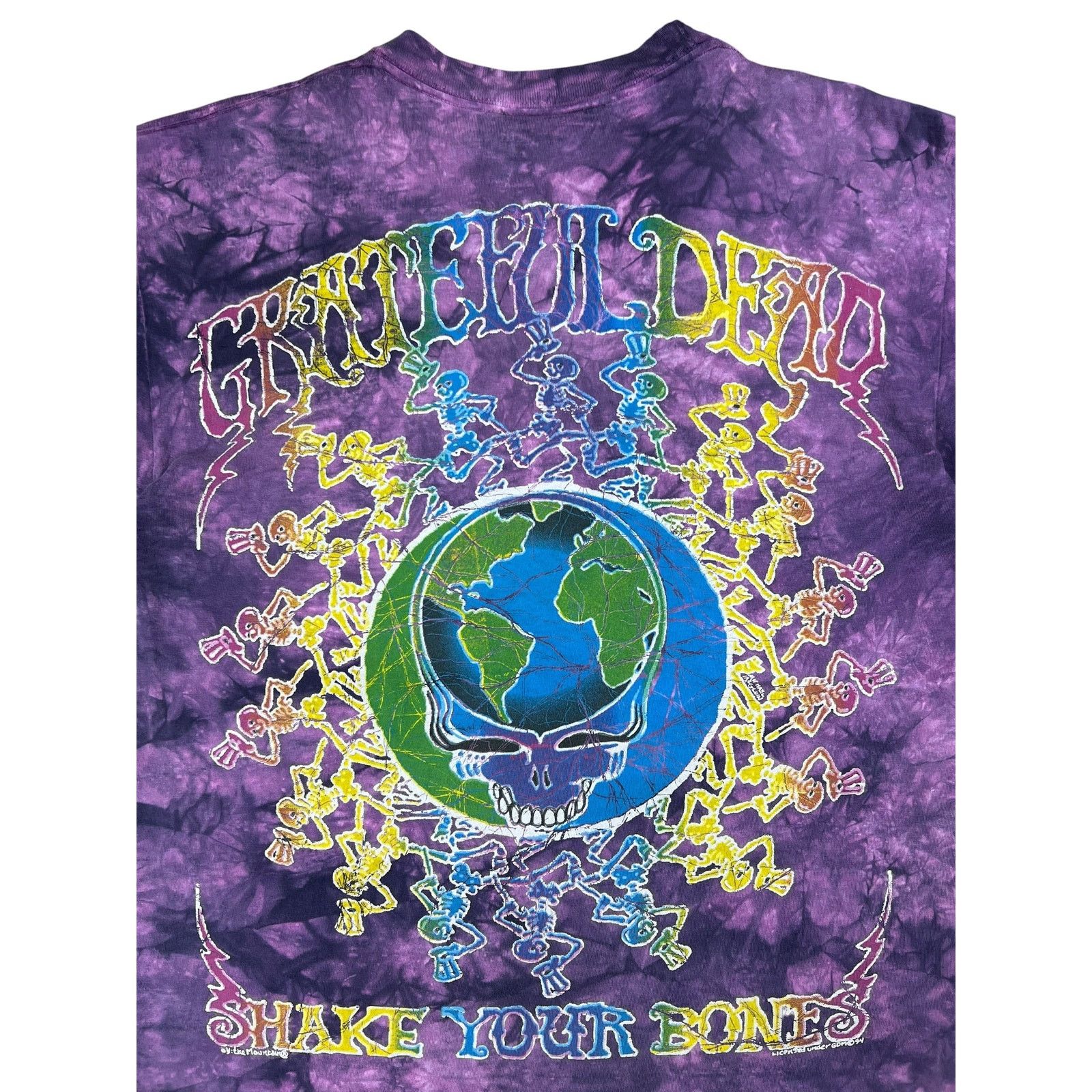 Band Tees × Grateful Dead × The Mountain 1994 The Mountain Grateful Dead Shake Your Bones band tee Size US L / EU 52-54 / 3 - 9 Thumbnail