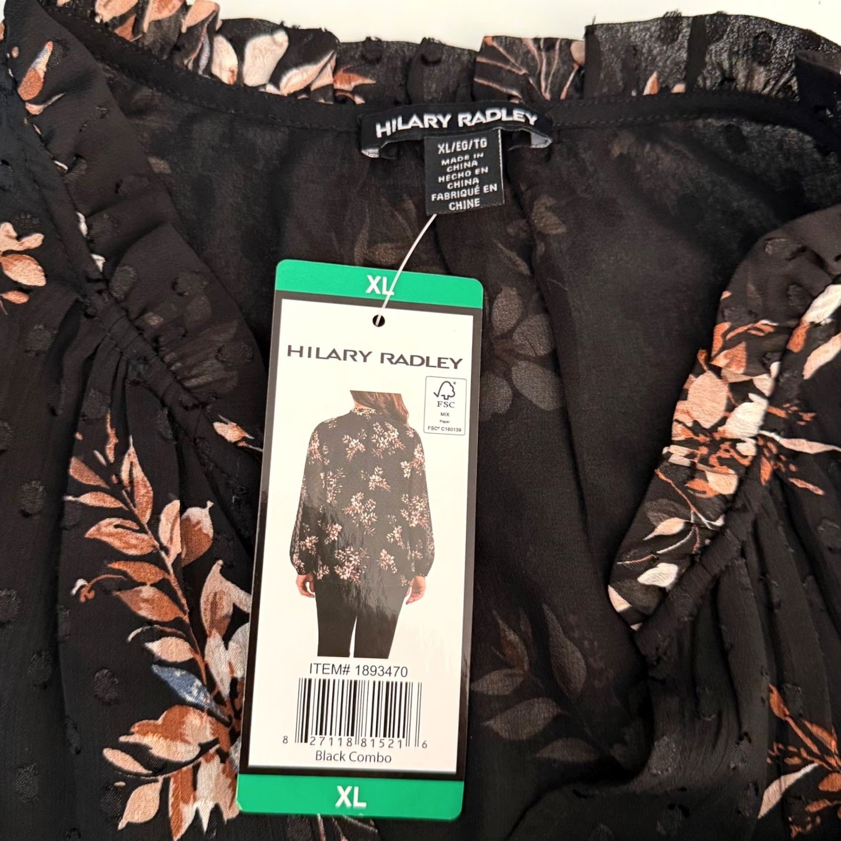 Vintage Hilary Radley Blouse XS XL? Size XL / US 12-14 / IT 48-50 - 5 Thumbnail